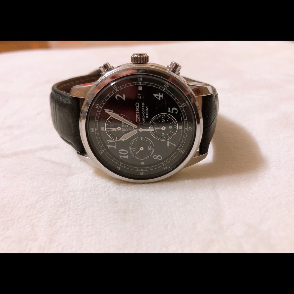 Seiko chronograph watch
